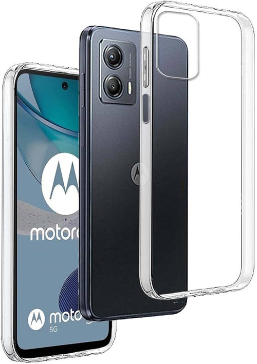 cover in silicone per motorola g53  trasparente