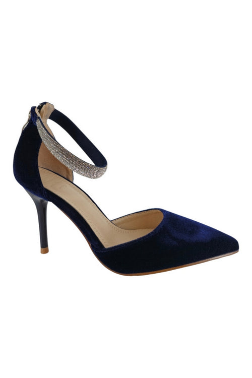 TWENTY FOUR HAITCH Scarpe con Tacco Blu da donna
