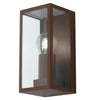 Applique da parete per esterno 42w E27 bronzo Lamp