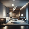 Lampadario 3Luci Metallo Verniciato e sagomato Moderno Altezza Regolabile Bianco