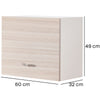 Mobile Cucina Pensile 1 Anta Componibile in Legno Colore Olmo 60x32 H49cm