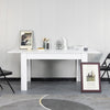 Tavolo in Legno Cucina 90x140 cm H 78 cm Allungabile fino a 90x190 cm Bianco
