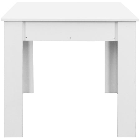 Tavolo in Legno Cucina 90x140 cm H 78 cm Allungabile fino a 90x190 cm Bianco