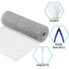 Recinzione Rete Metallica Elettrosaldata H 40cm x 6MT Maglia Esagonale Antiruggine