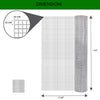 Recinzione Rete Metallica Elettrosaldata H 1 x 10MT Maglia 63x63mm Antiruggine