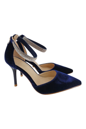 TWENTY FOUR HAITCH Scarpe con Tacco Blu da donna