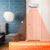 Termoconvettore Elettrico da Parete 3 Modalità Timer 12h 56x18.5x11.7cm Telecomando