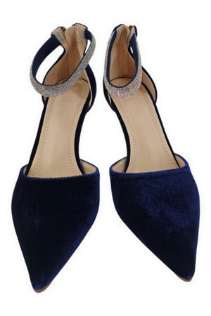 TWENTY FOUR HAITCH Scarpe con Tacco Blu da donna