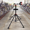 Cavalletto Riparazione Bici Pieghevole Girevole a 360° Altezza Regolabile 109-180cm