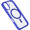 cover iphone 16 plus blu - trasparente magsafe