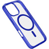 cover iphone 16 pro blu - trasparente magsafe