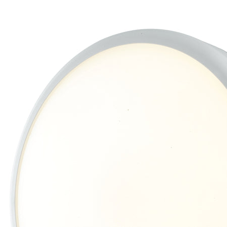 Plafoniera per esterno 20W a led 4000K bianca Meg Round