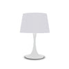 Lampada Da Scrivania-Ufficio Moderna London Metallo Bianco 1 Luce E27 Big