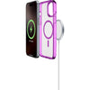 cover iphone 16 pro rosa -trasparente magsafe