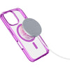 cover iphone 16 pro max rosa - trasparente magsafe