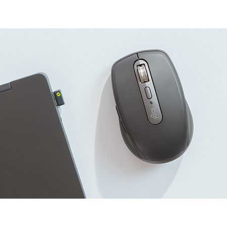 Logitech MX Anywhere 3S e' un mouse da 8000DPI con 6 tasti. Ricevitore non incluso