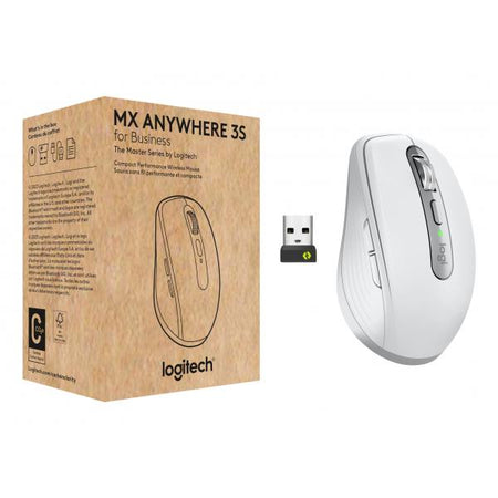 Logitech MX Anywhere 3S e' un mouse da 8000DPI con 6 tasti. Ricevitore non incluso