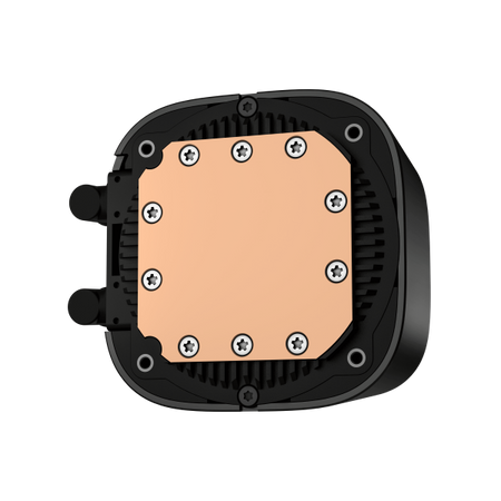 DeepCool LE720 Processore Raffreddatore di liquidi tutto in uno 12 cm Nero 1 pz (DeepCool LE720 Black AIO Cooler, 3x120mm ARGB PWM Fan, Copper Heatsink, Aluminium Radiator, Intel/AMD)
