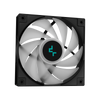 DeepCool LE720 Processore Raffreddatore di liquidi tutto in uno 12 cm Nero 1 pz (DeepCool LE720 Black AIO Cooler, 3x120mm ARGB PWM Fan, Copper Heatsink, Aluminium Radiator, Intel/AMD)