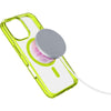 cover iphone 16 pro verde - trasparente magsafe
