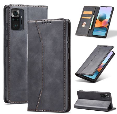book redmi note 13 pro 5G con porta carte di credito chiusura magnetica nera
