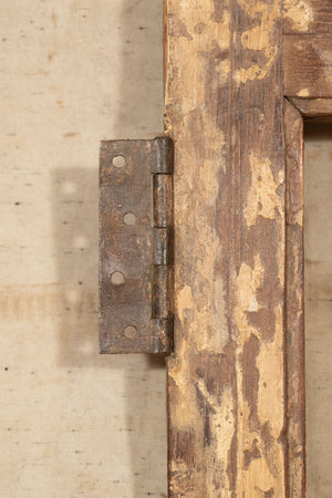 Biscottini Porta portone in legno massello e ferro da interno o da esterno vecchia e antica medievale scorrevole