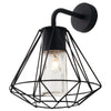 Applique da parete per esterno 60W E27 nera Drax