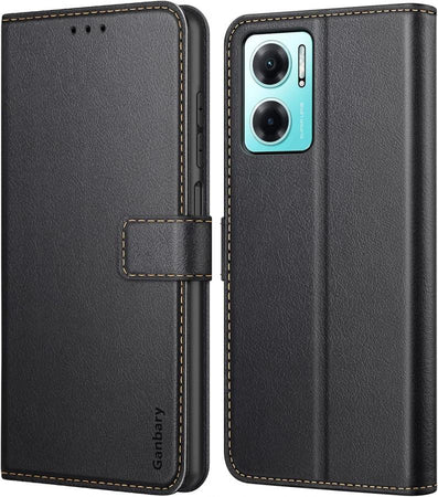 book magnetica redmi 10 5g con porta carte di credito nera