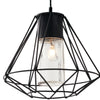 Lampadario a sospensione 60W E27 nero Drax