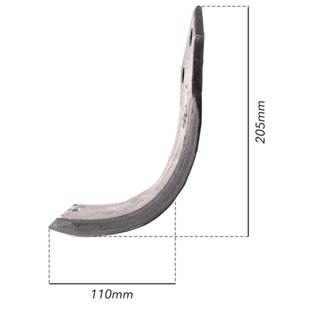 Zappa SX 80x8mm Foro Ø 46mm Dondi, Kverneland confezione da 5 pezzi