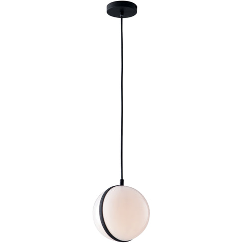 Lampadario a sospensione 60W E27 nero Orb