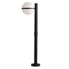 Paletto luce da esterno 60W E27 nero Orb