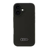 cover audi iphone 16 silicone nera