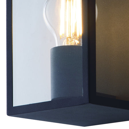 Applique da parete per esterno 60W E27 antracite Gastly