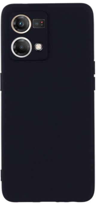cover in silicone per oppo reno 12 5g nera