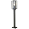 Paletto luce da esterno 60W E27 antracite Gastly
