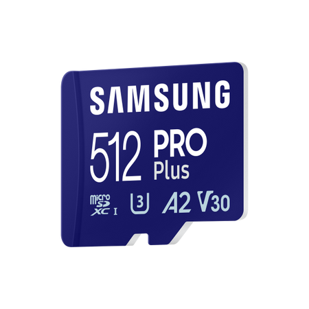 Samsung PRO Plus microSD Memory Card 512GB (2023), USB Card Reader incluso