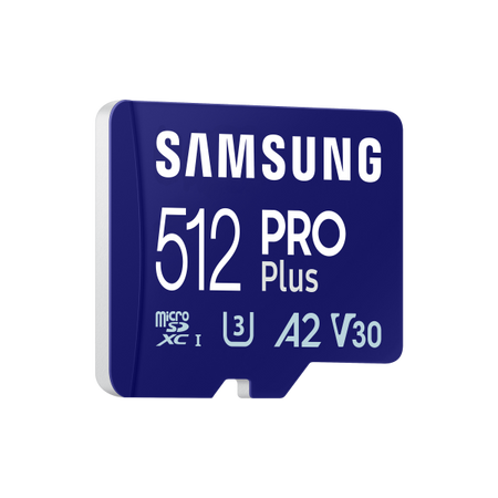 Samsung PRO Plus microSD Memory Card 512GB [2023], USB Card Reader incluso (Samsung SAMSUNG PRO Plus microSD 512GB)