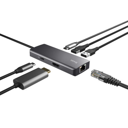 TRUST ADATTATORE DALYX 6-IN-1 MULTIPORTE
