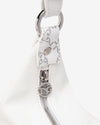 Nero Giardini borsa hobo da donna in materiale tecnico bianco