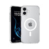 cover iphone 16 plus  bicomponente trasparente  compatibile magsafe