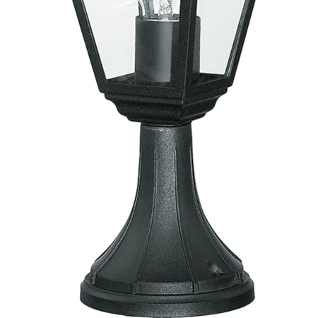 Lanterna da terra per esterno 60W E27 nera Paris