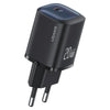 caricabatterie 20w usb-c gan nero