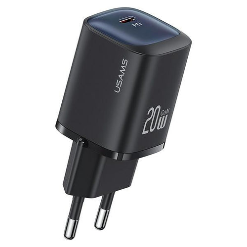caricabatterie 20w usb-c gan nero