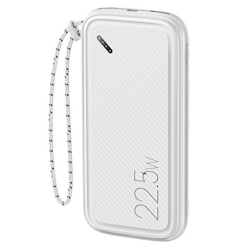 powerbank 10000 mAh 22.5W 2 usb + 1 usb-c fast charge bianca