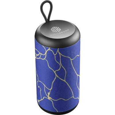 speaker bluetooth verticale onde blu