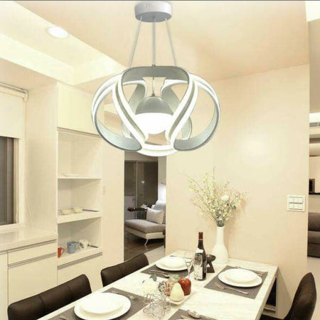 Lampadario Soffitto Sfera Moderno Led 78w Lampada Luce Calda Fredda Naturale B21