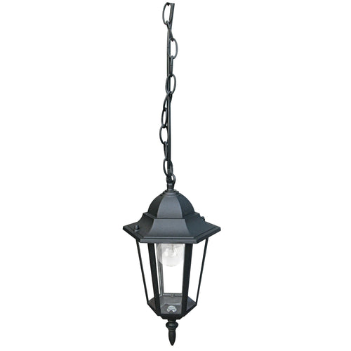 Lampadario a sospensione 60W E27 nero London