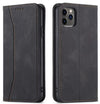 custodia a libro iphone 16 pro con porta carte di credito chiusura magnetica nera