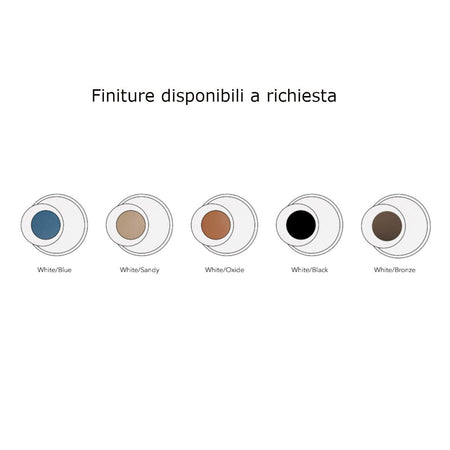 Plafoniera moderna Cattaneo illuminazione CLEO 796 50PA LED metallo lampada soffitto